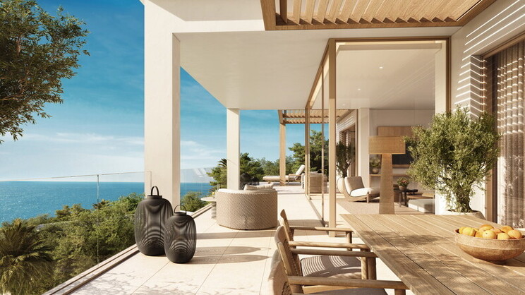 Deluxe Two-Bedroom Grand Penthouse Suite Sea Front View